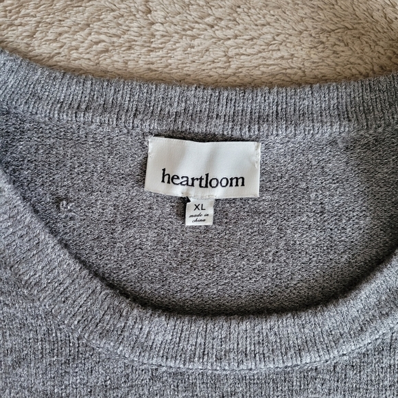 Heartloom crew neck tie waist sweater size XL - Picture 12 of 14